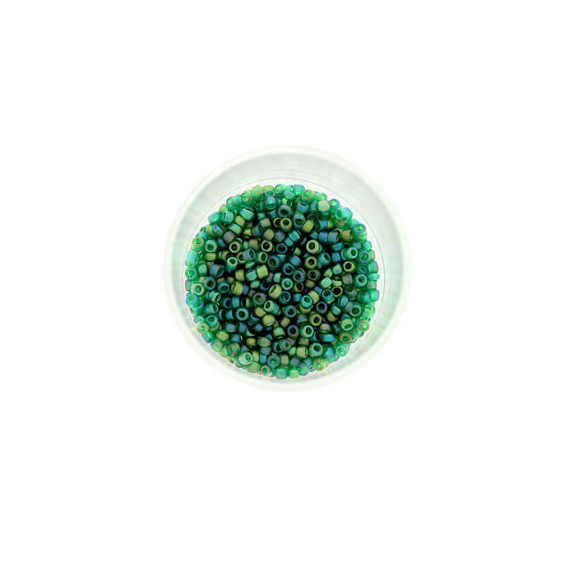 Beads small / SeedBeads / Juicy Green AB Matte (12/0) 10g SZDR20ABM009