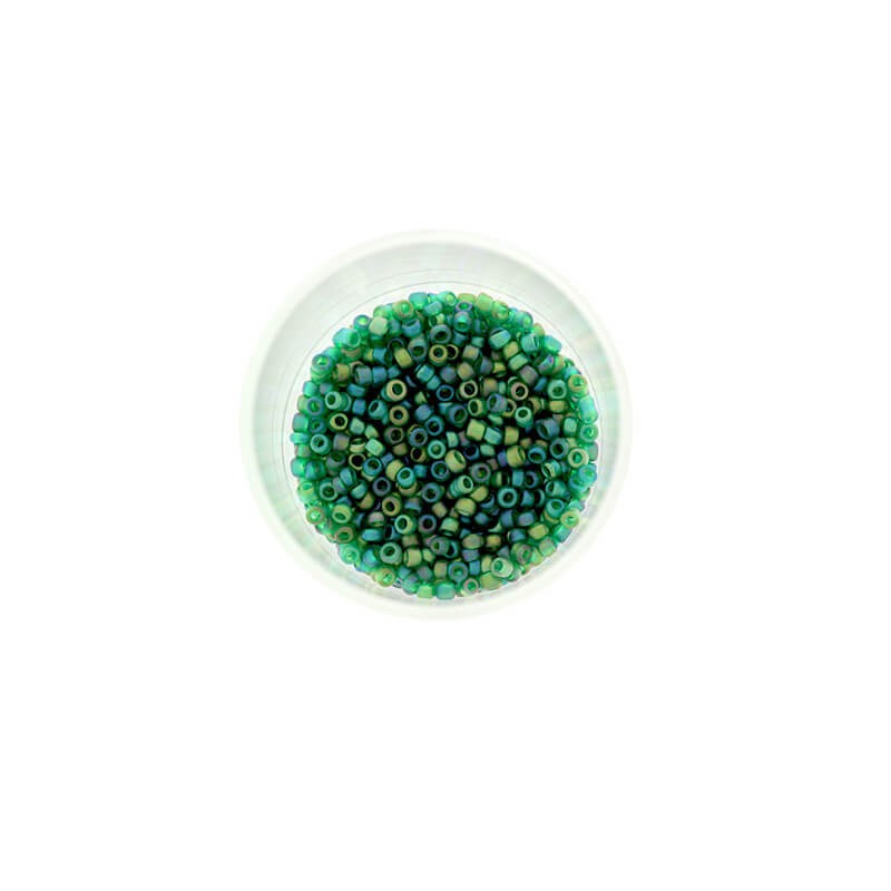 Beads small / SeedBeads / Juicy Green AB Matte (12/0) 10g SZDR20ABM009