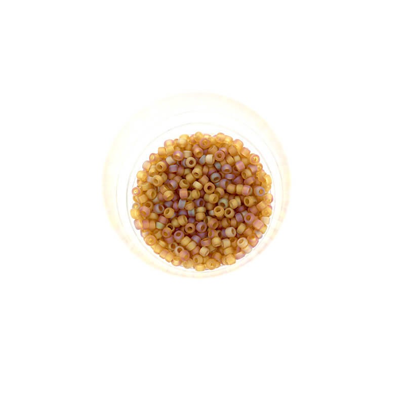 Small beads / SeedBeads / Peach AB Matte (12/0) 10g SZDR20ABM010
