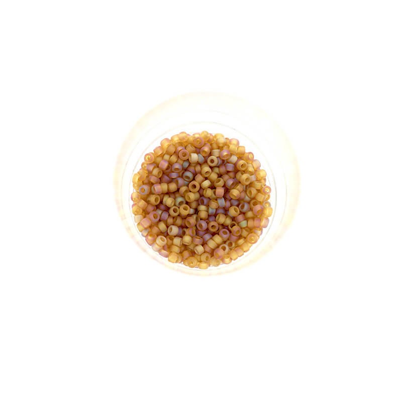 Small beads / SeedBeads / Peach AB Matte (12/0) 10g SZDR20ABM010