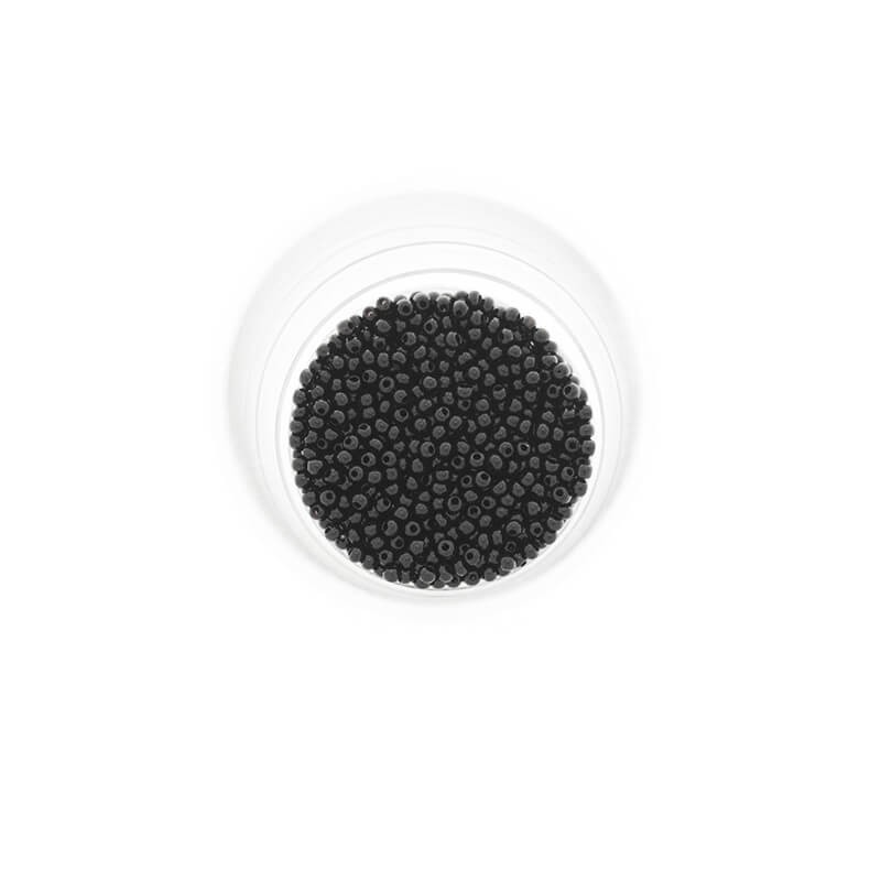 Beads small / SeedBeads / Just Black (15/0) 10g SZDR17OP001