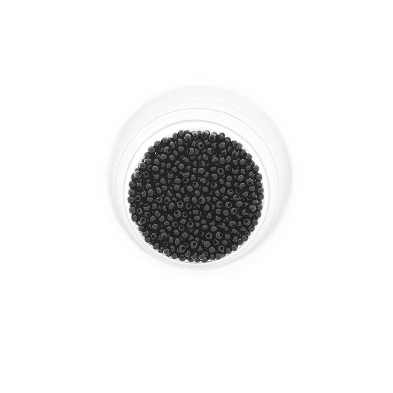 Beads small / SeedBeads / Just Black (15/0) 10g SZDR17OP001
