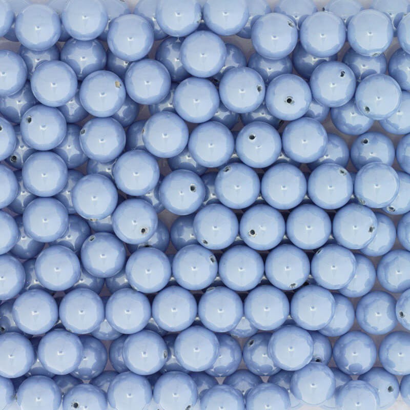 Kulki do wklejania na bolec/ szkło akrylowe 12mm niebieska perła/ 2szt XYAPKU18