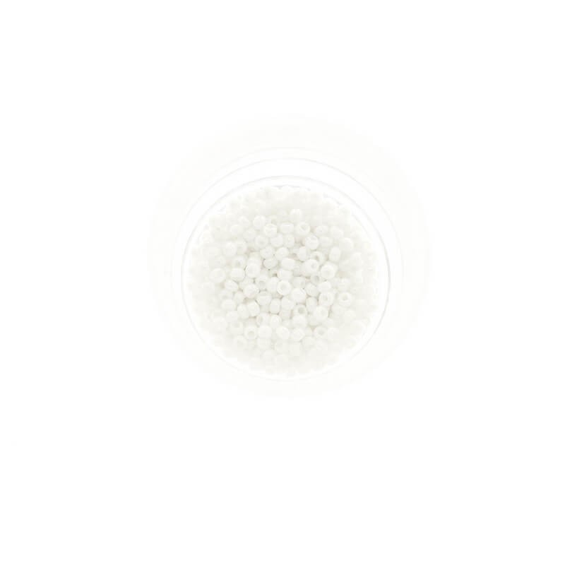 Small beads / SeedBeads / White Pearl (12/0) 10g SZDR20PE001