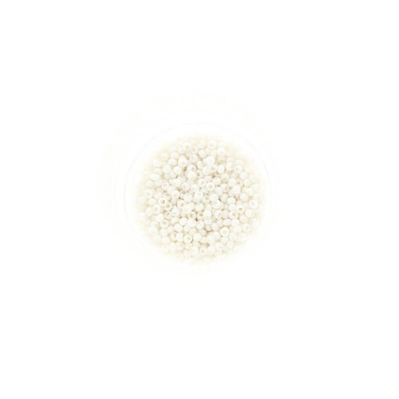 Koraliki drobne/ SeedBeads / Cream Pearl (12/0) 10g SZDR20PE003
