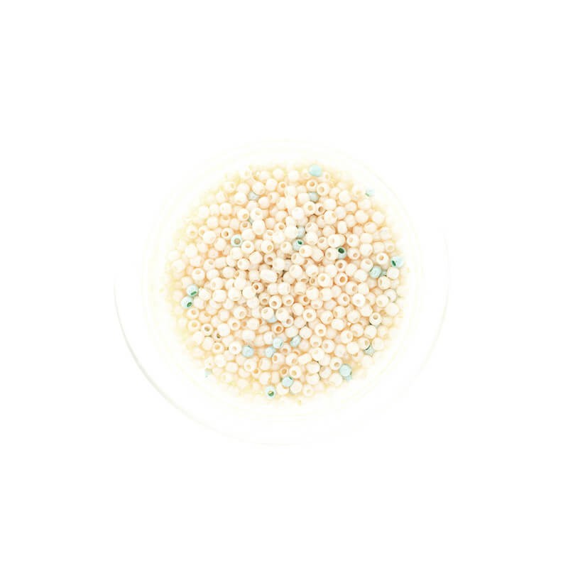 Small beads / SeedBeads / Macadamia & Mint Pearl (12/0) 10g SZDR20PE014