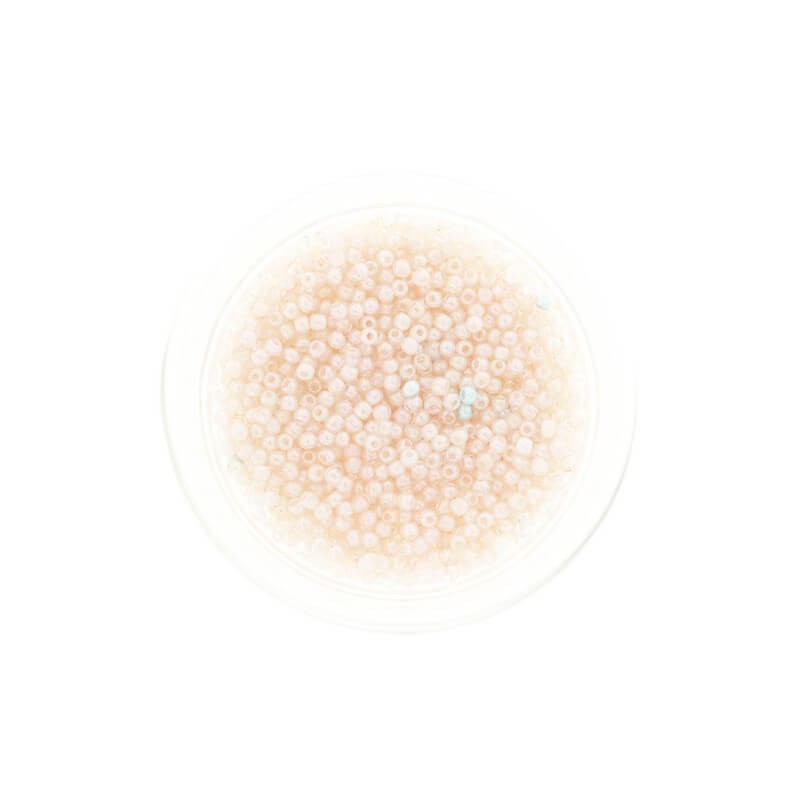 Small beads / SeedBeads / semi-transparent / Macadamia Pearl (12/0) 10g SZDR20PE016