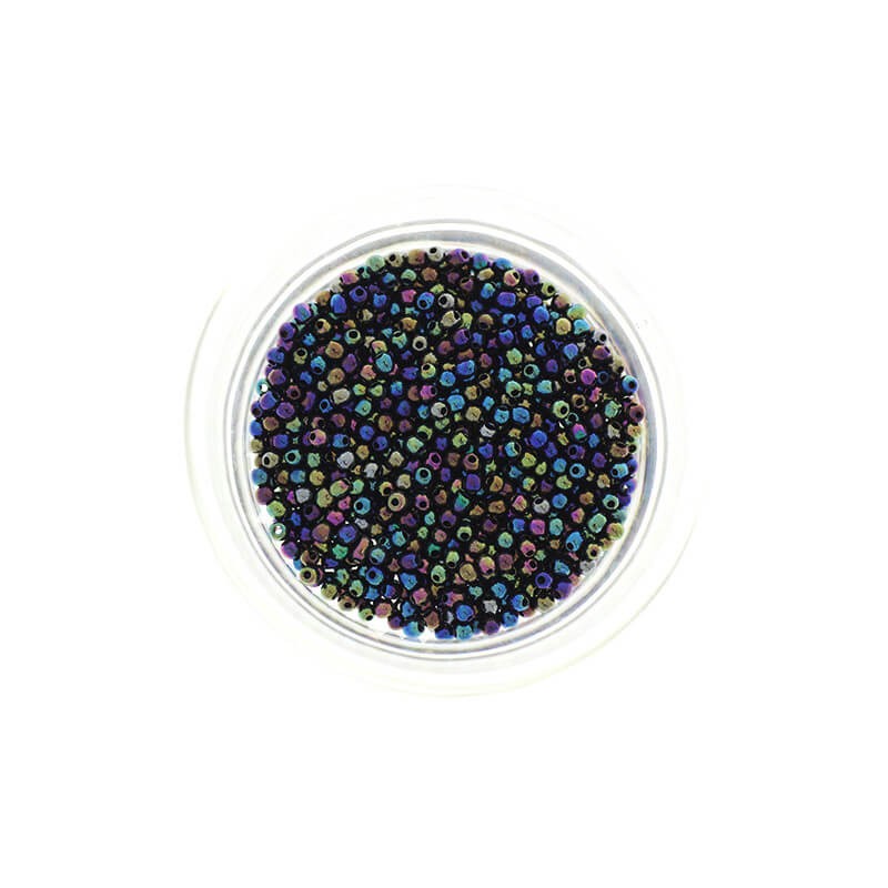 Koraliki Seed Beads / Black Rainbow (12/0) 10g SZDR20ME013