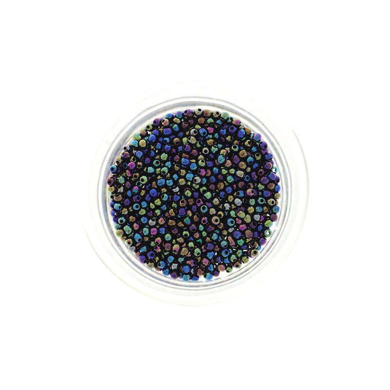 Koraliki Seed Beads / Black Rainbow (12/0) 10g SZDR20ME013