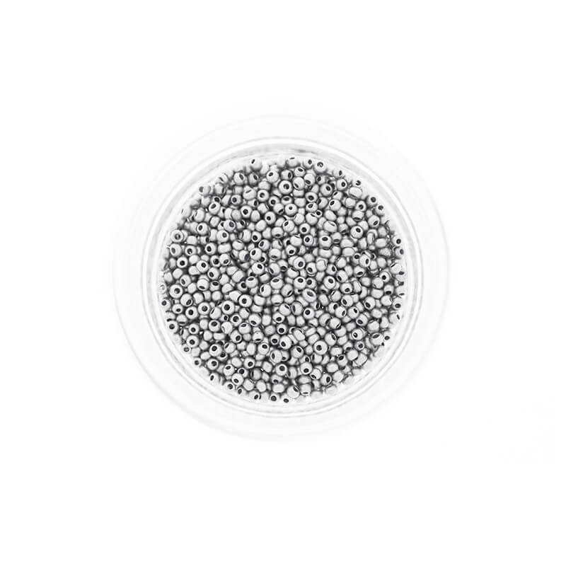 SeedBeads Premium Metalic Lead Beads (12/0) 10g SZDR20MEM013