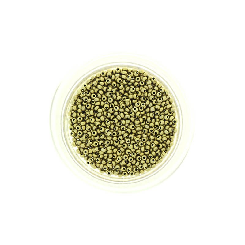 SeedBeads Premium Metalic Aztec Gold (12/0) 10g SZDR20MEM014 beads