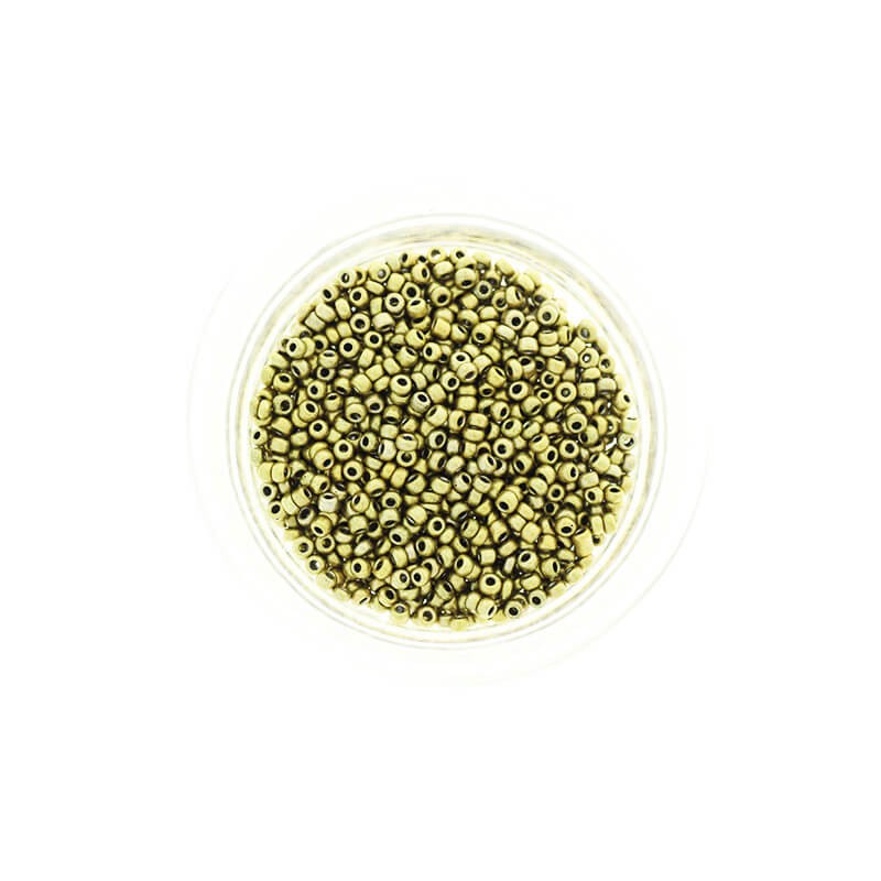 SeedBeads Premium Metalic Inca Gold (12/0) 10g SZDR20MEM015