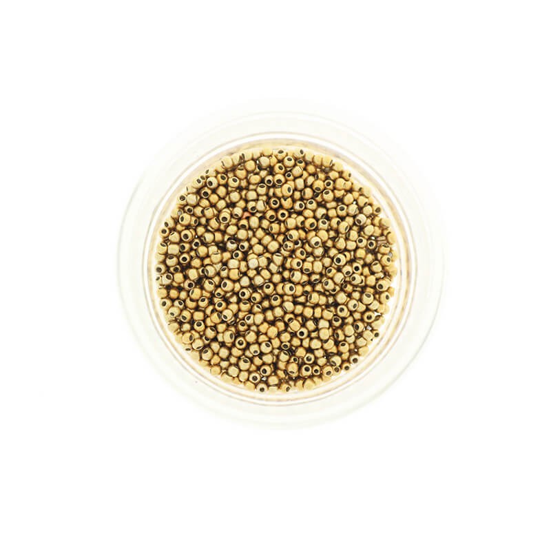 Koraliki SeedBeads Premium Metalic Copper Gold (12/0) 10g SZDR20MEM016