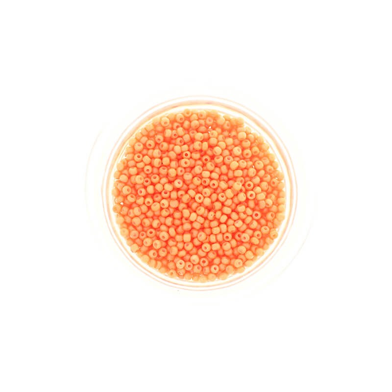 Koraliki SeedBeads opaque Apricot (12/0) 1.9mm 10g SZDR20OP050