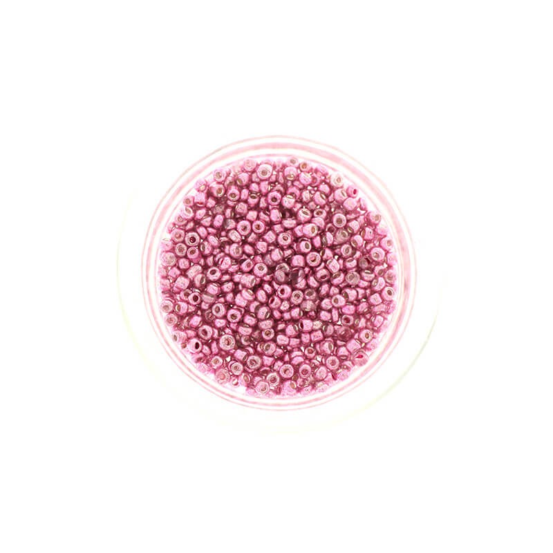 Koraliki SeedBeads Metalic Pink (10/0) 10g SZDR25ME010