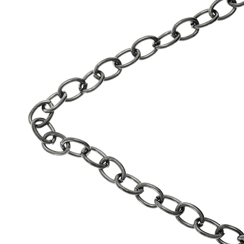 Chains / ankier anthracite 6x9mm 1m LL184AN