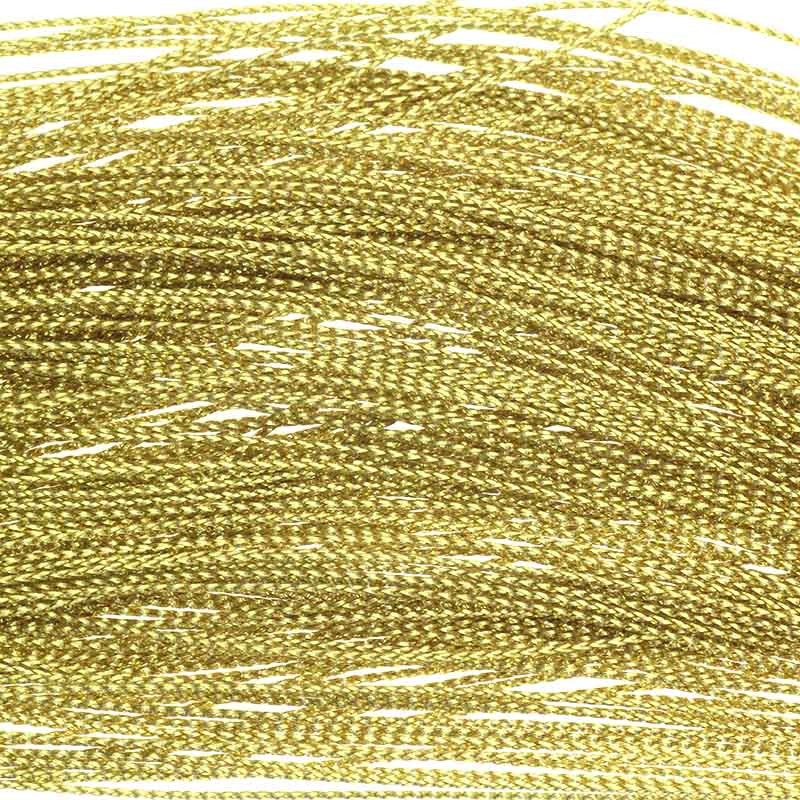 Gold metallic twine 0.8mm, coil 95m PWME08001