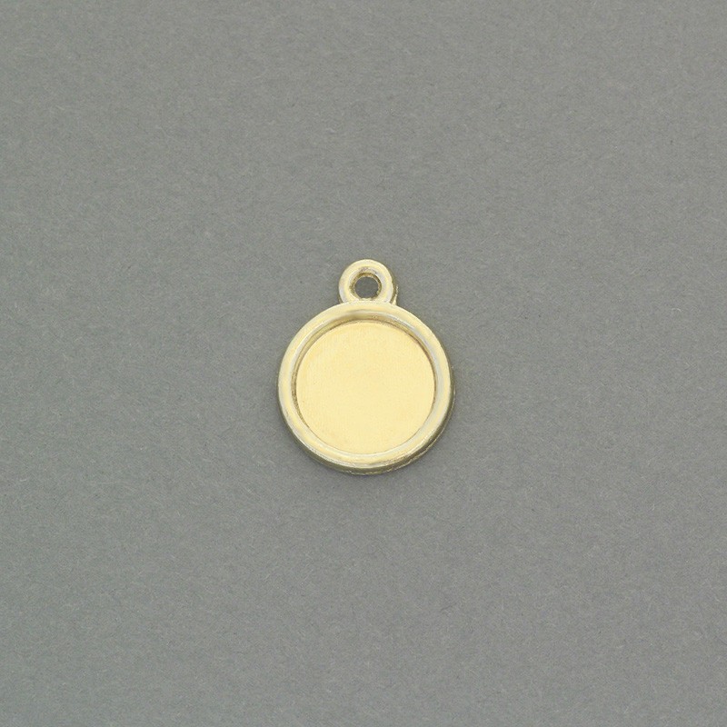 Bases for cabochons 10mm / gold 13x16mm 4 pcs OKWI10KG01