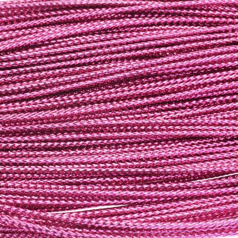 Twine metallic Indian pink 1.5mm, coil 95m PWME15002