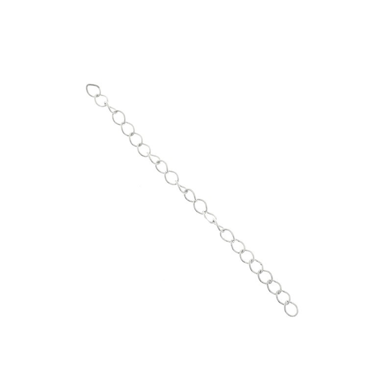 Regulating chains strong, thin, 10pcs, silver 70mm LANSCZ