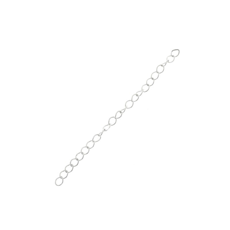 Regulating chains strong, thin, 10pcs, silver 70mm LANSCZ