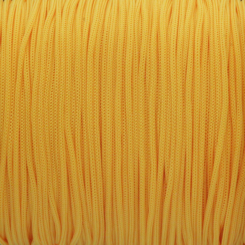 Sznurek do makramy/ shamballa/ nylonowy słonecznikowy żółty 1mm 90m PWSH1020