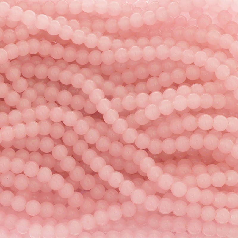 Pastels beads / 6mm beads sweet pink 140 pieces SZPS0622