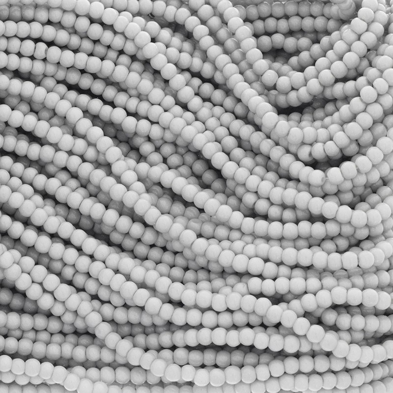 Milky beads / 4mm beads light gray 210 pieces SZTP0442