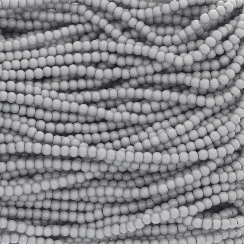 Milky beads / 4mm beads Gray 210 pieces SZTP0443