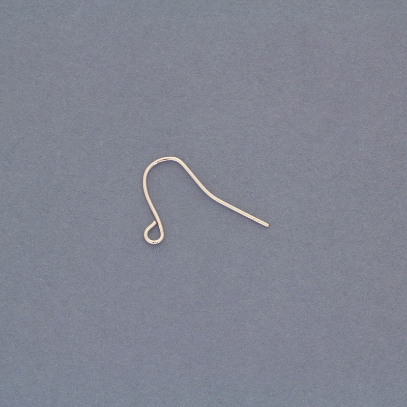 Earwires / rose gold / simple / antiallergic / 50pcs 10x20mm BIG14KGR