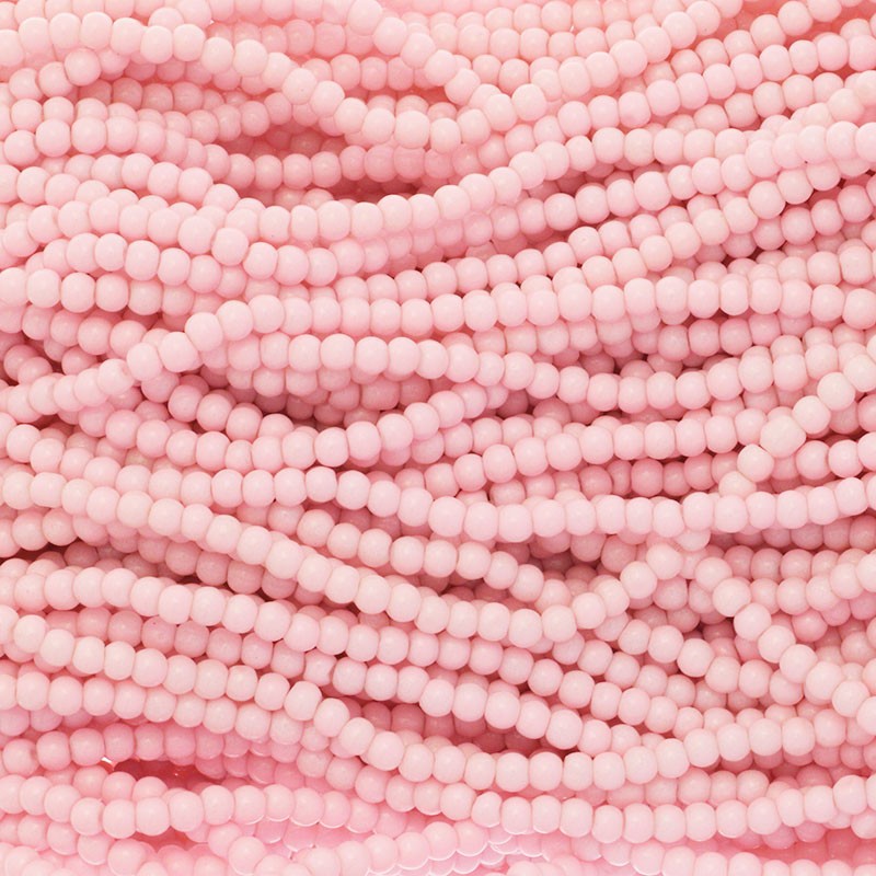 Milky beads / glass 4mm pink 210 pieces SZTP0451
