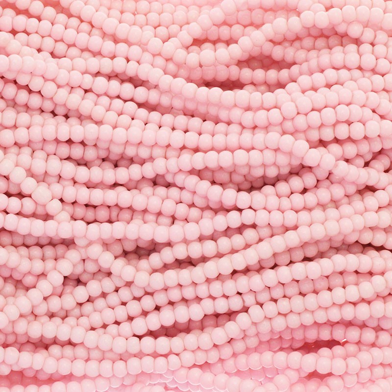 Milky beads / glass 4mm pink 210 pieces SZTP0451
