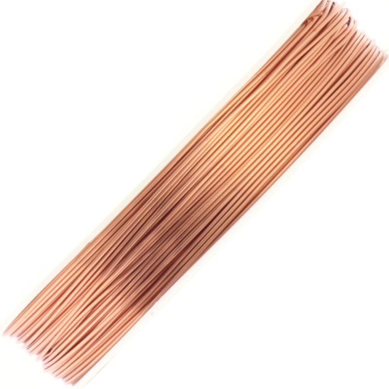 Undyed copper jewelry wire 0.5mm 9 [m] (spool) DR05MX