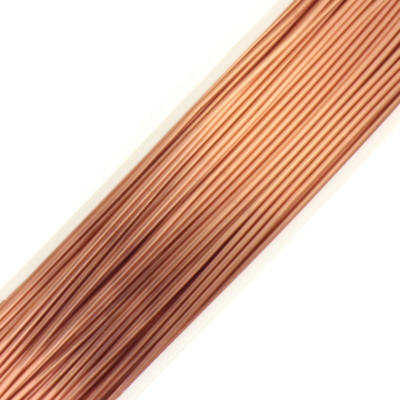 Undyed copper jewelry wire 0.5mm 9 [m] (spool) DR05MX