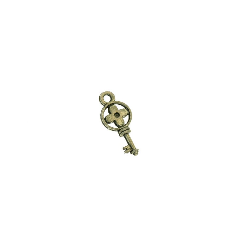 Pendants / keys 4 pcs antique bronze 16x7mm AAB300