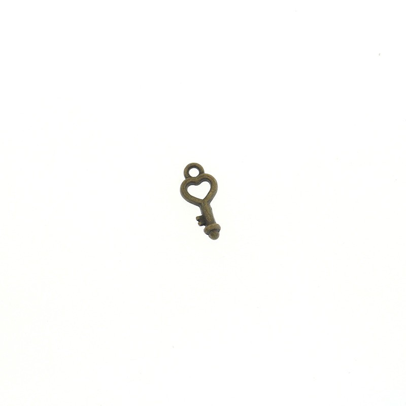 Pendants / keys, 6 pcs, antique bronze 12x6mm AAB301