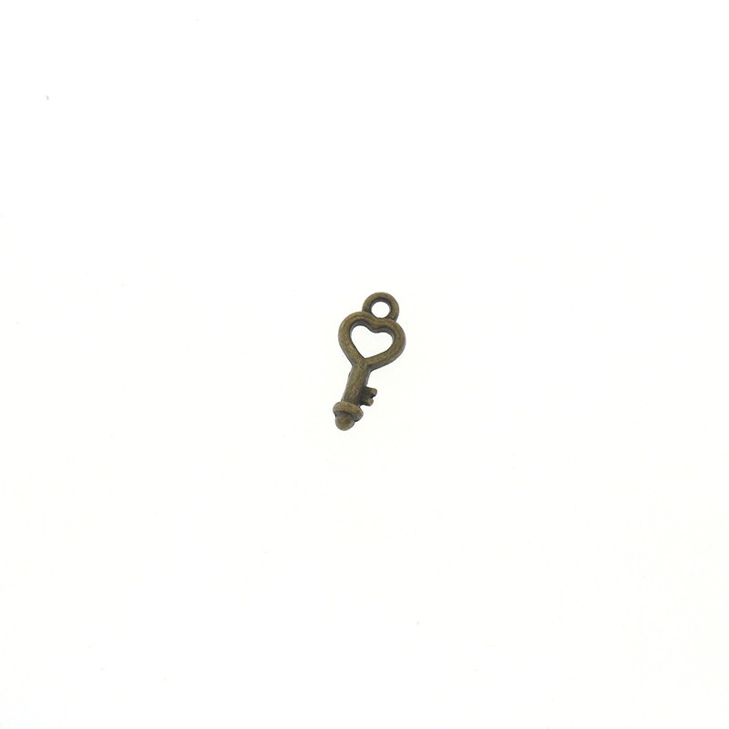 Pendants / keys, 6 pcs, antique bronze 12x6mm AAB301