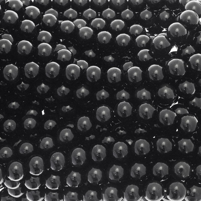 Obsidian beads ball 10mm 39pcs KAOBS010