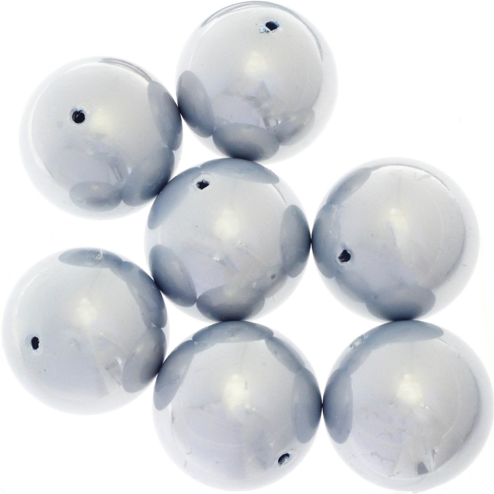 Acrylic pearl / blue 40mm 1pc PA4003