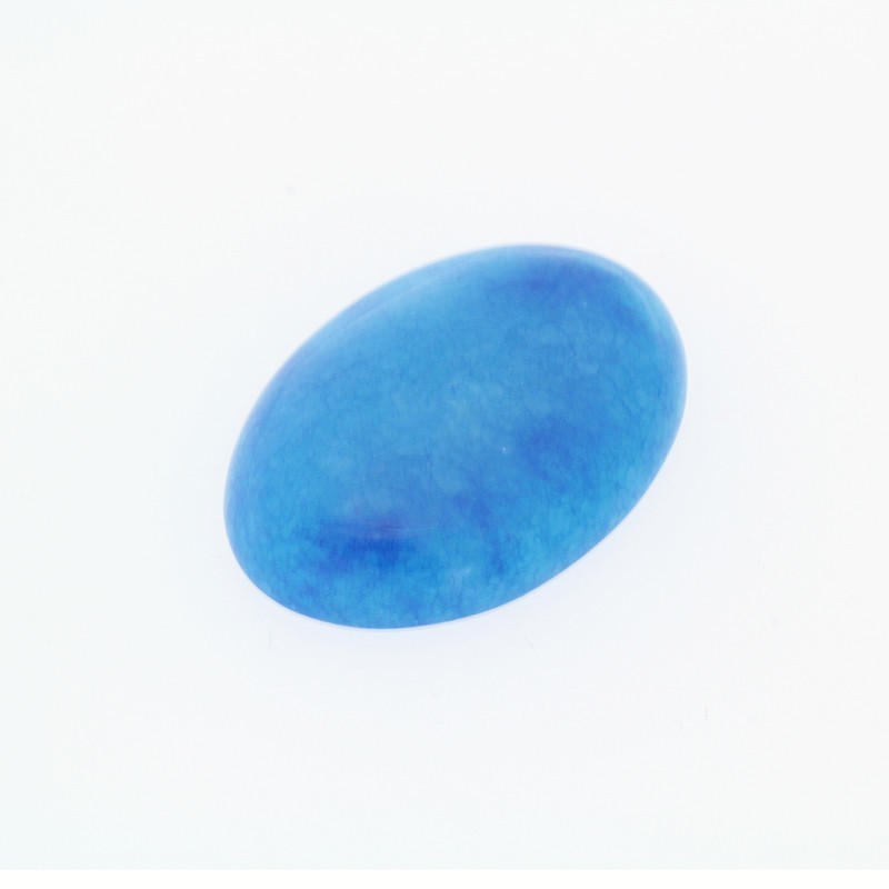 Jadeite Cabochon Blue 18x25mm 1pc KBKA022