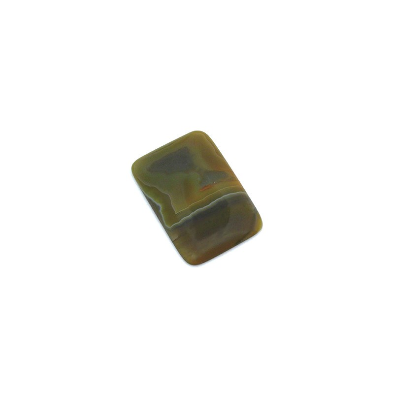 Yellow agate cabochon rectangle 35x50mm 1pc KBSZAG56