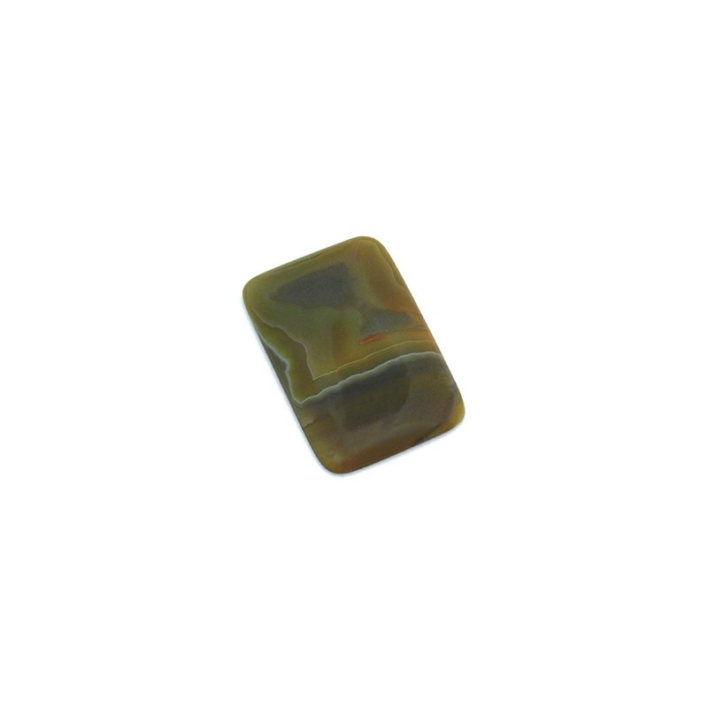 Yellow agate cabochon rectangle 35x50mm 1pc KBSZAG56