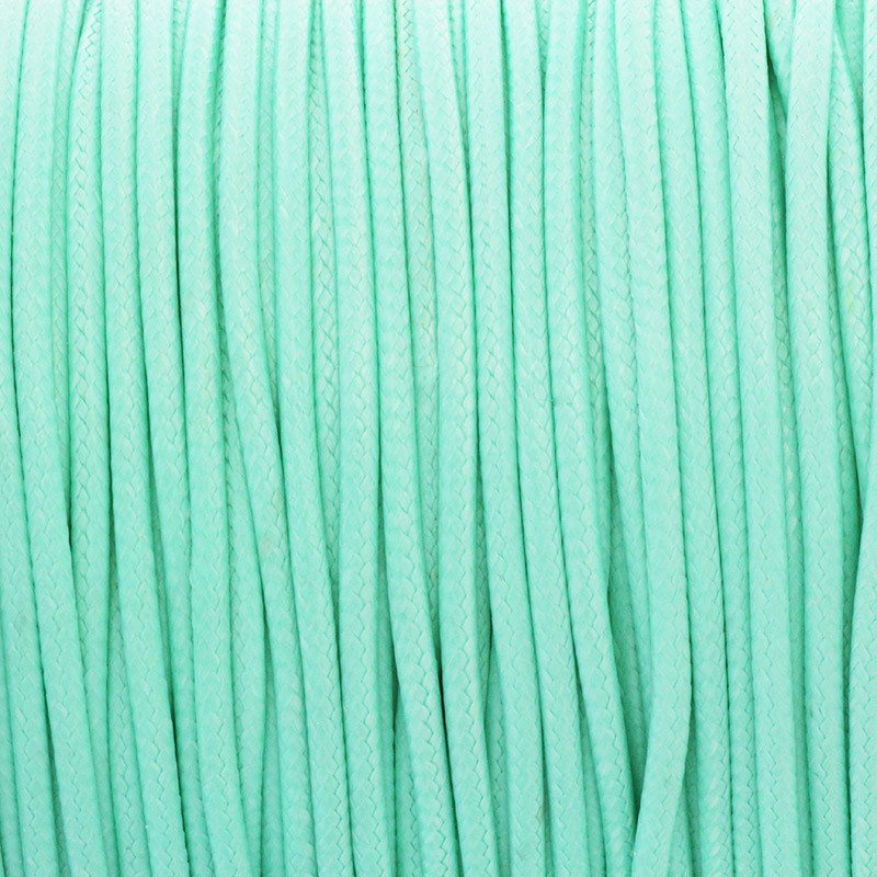 Jewelery string 2mm pistachio green, braided 2m PW2MM39