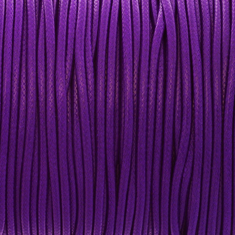 Sznurek jubilerski 2mm soczysty fiolet poliamidowy plecionka 2m PW2MM44