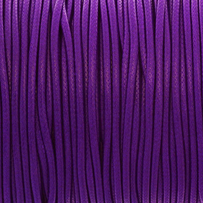 Sznurek jubilerski 2mm soczysty fiolet poliamidowy plecionka 2m PW2MM44