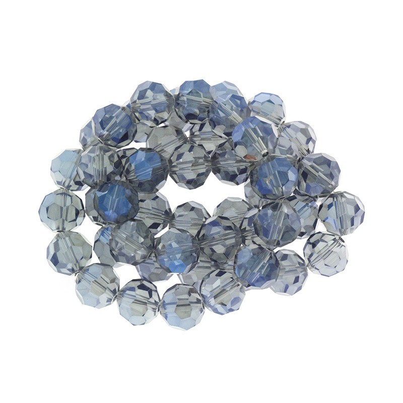 Crystals beads 12mm gray blue AB 4pcs SZSZKU1205