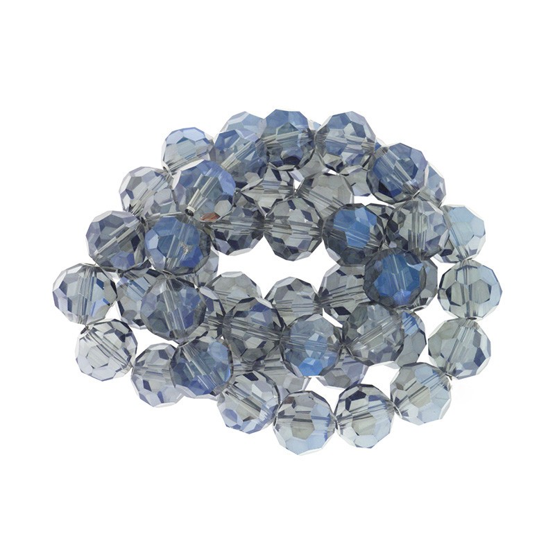 Crystals beads 12mm gray blue AB 4pcs SZSZKU1205