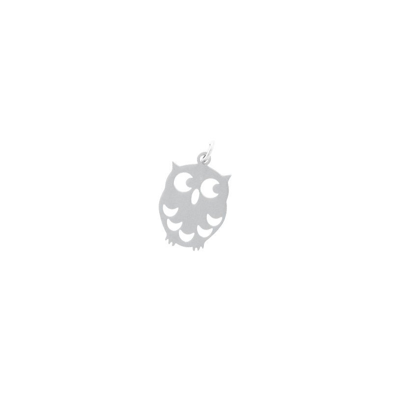Owl pendant / surgical steel / 14x20mm 1 piece ASS143