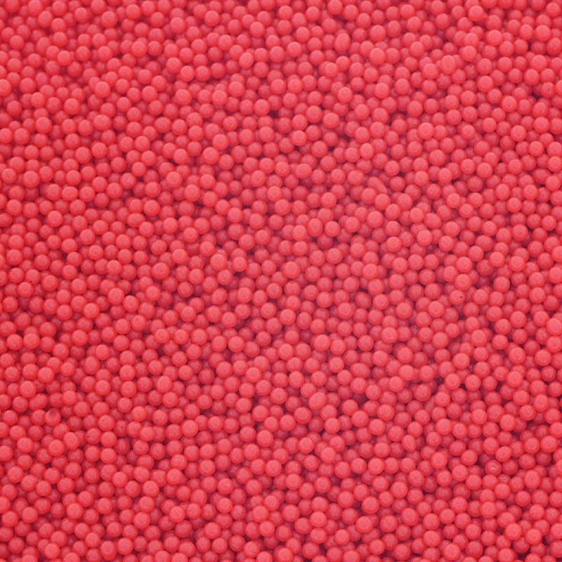 Szklany bulion (bez dziurek) czerwony 2-2.5mm 25g SZBU01