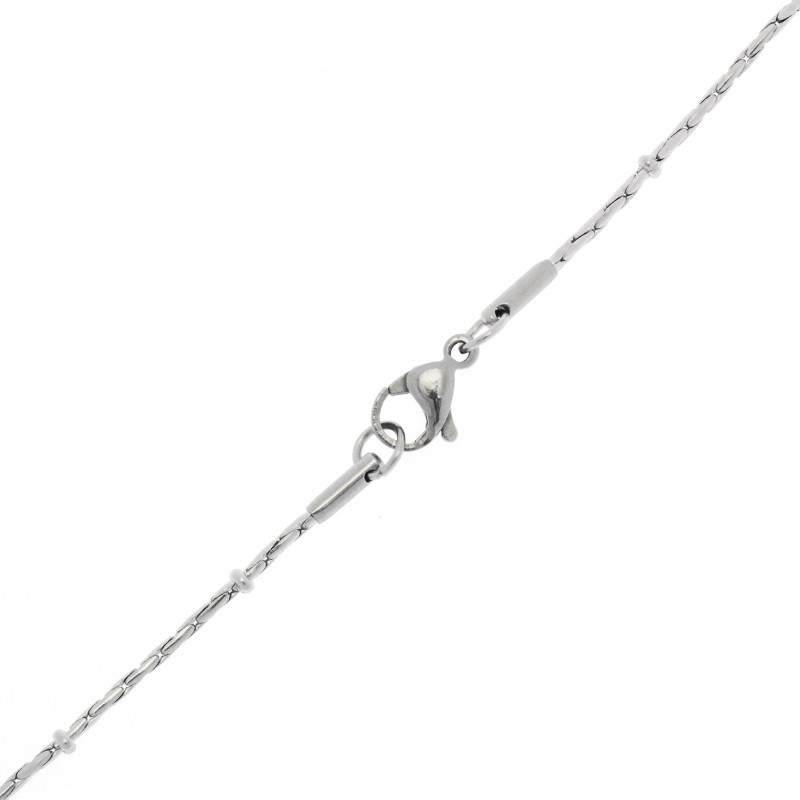 Chain with balls / stainless steel 1.5mm / 48cm ready with LLSCH06R clasp